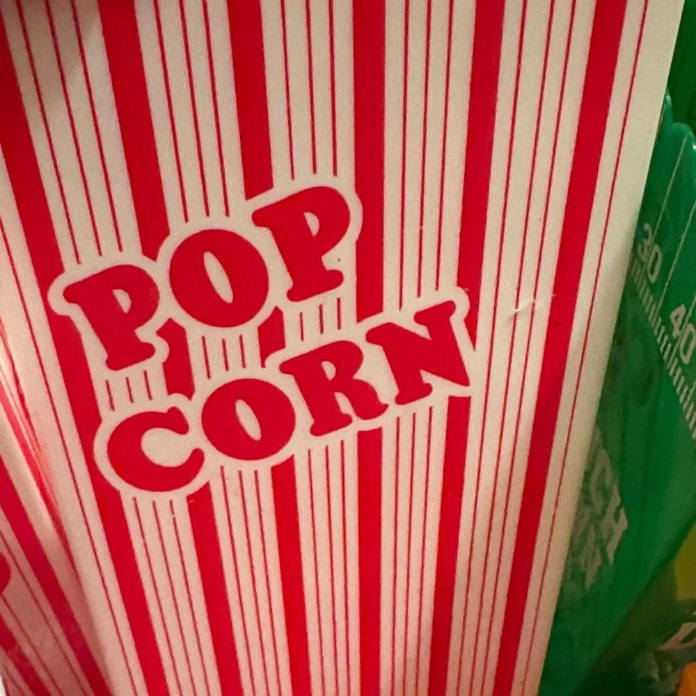 Coca Cola Red and White Popcorn Boxes Set
